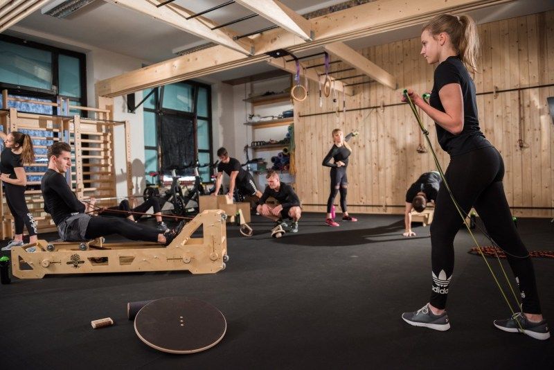 Equipping Fitness Centers Strong AS Wood wooden gym equipment innovations